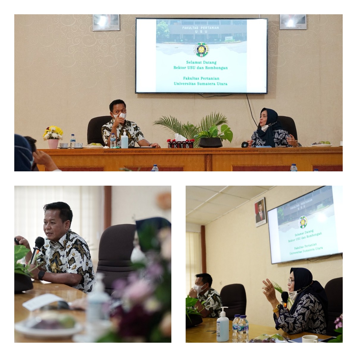 USU Rector's Working Visit to the Faculty of Agriculture on June 24, 2021